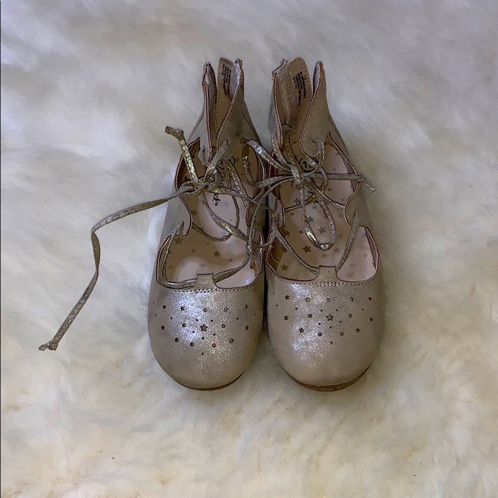 Gold Drue Cat & Jack Shoes